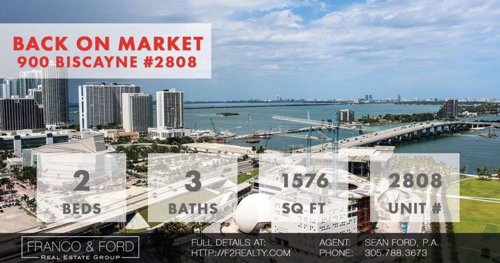 900 Biscayne Blvd Unit 2808 Miami FL 33178 Balcony View